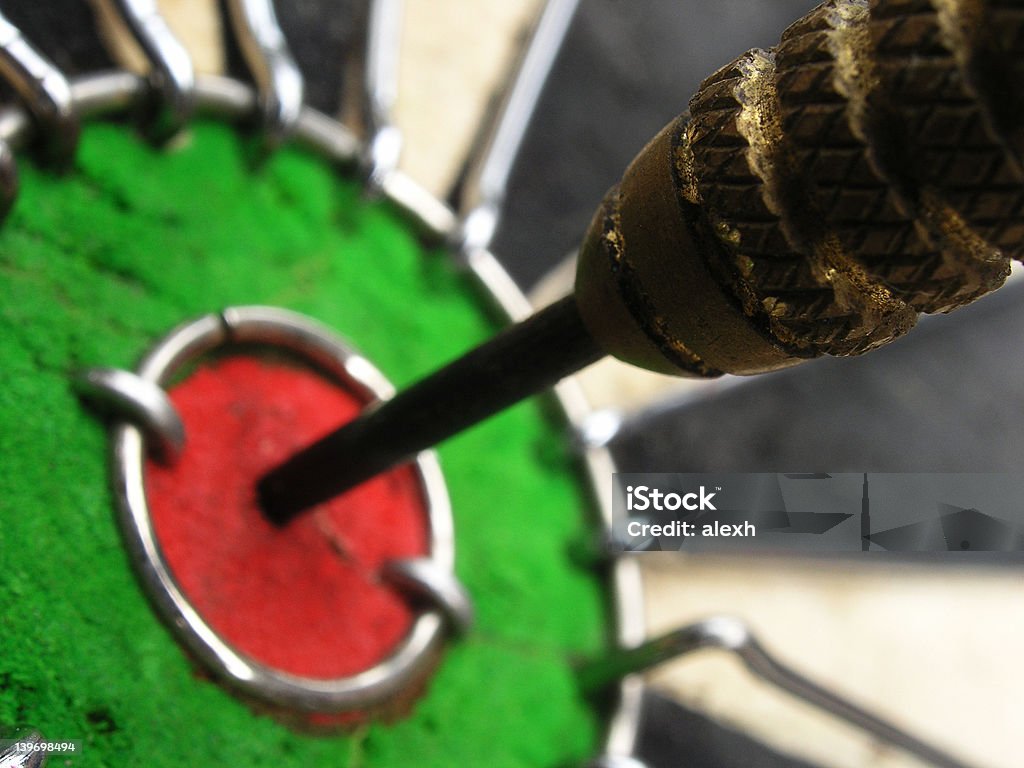 Bullseye - Lizenzfrei Dartpfeil Stock-Foto