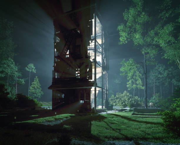 istock the horror spooky house frame 1396987495