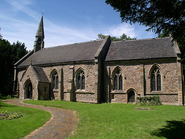 istock Old English Church 139698962