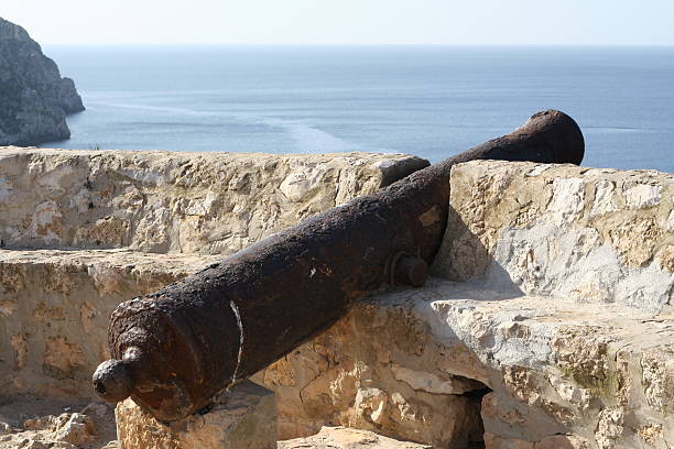 istock cannon looking out to sea 139699108