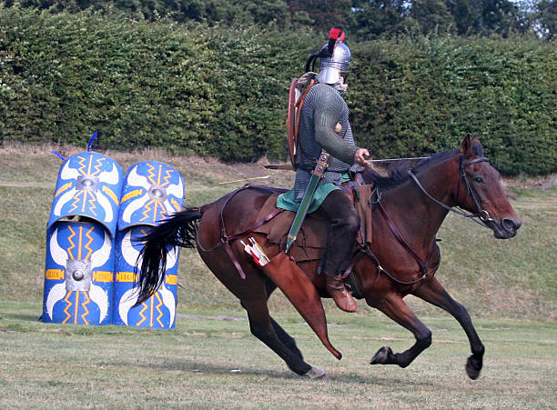 istock Roman Horseman On Target 139699462