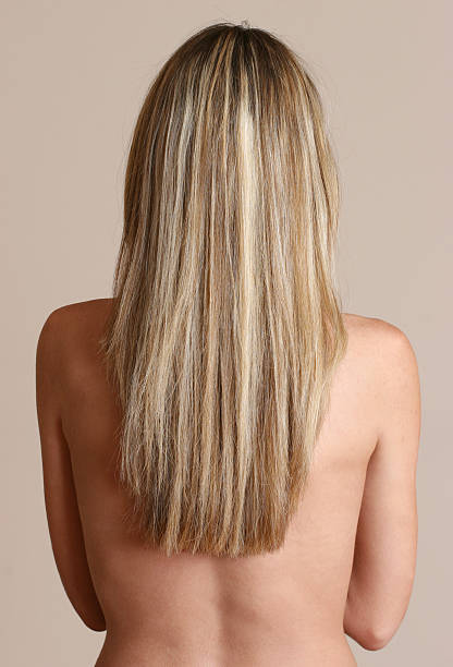 istock Woman standing naked with her back turned 139699506