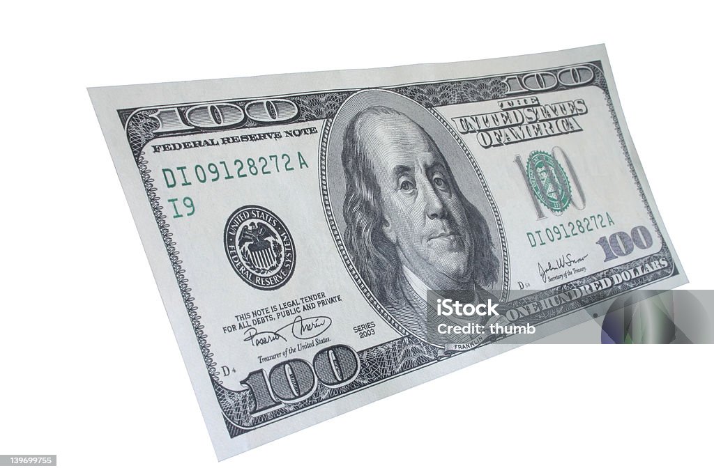 Un billet de cent dollars#5 - Photo de Billet de dollars américains libre de droits