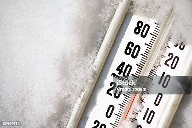 Termometr - zdjęcia stockowe i więcej obrazów Chłodny - Chłodny, Pogoda, Zamarznięty