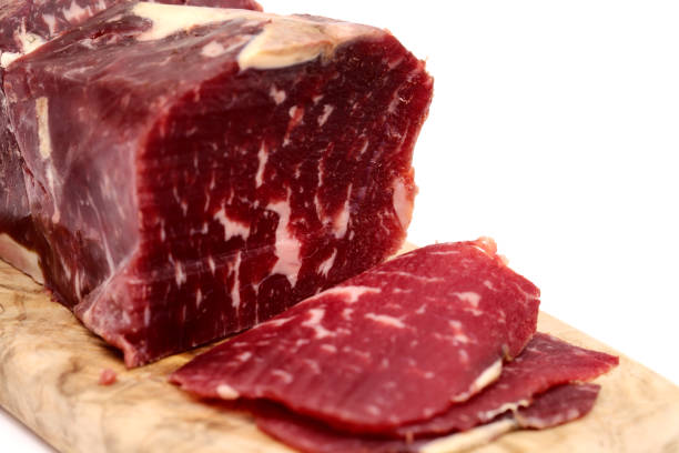 istock Cecina de Leon, salted and air dried beef from Leon province 1396998204