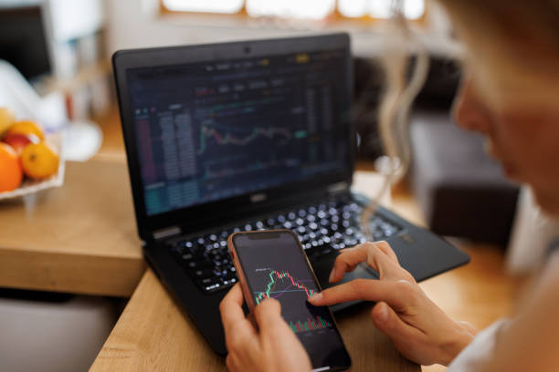 istock Women using crypto wallet paying and mobile banking investment using mobile 1396998453