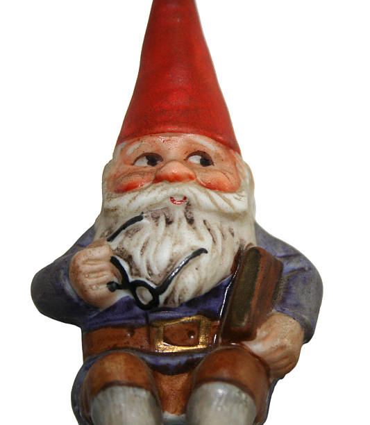 istock Gnome with glasses and book 139699912