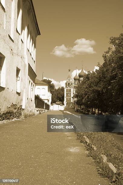 Yaroslavl Kremlin Las Afueras Monocromo Foto de stock y más banco de imágenes de Aislado - Aislado, Angustiado, Anillo de Oro de Rusia