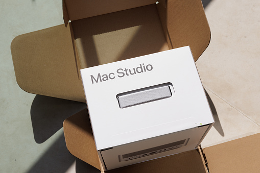 Mac Studio is a small form factor workstation designed, manufactured, and sold by Apple Inc. It is one of four desktop computers in the Macintosh lineup, sitting above the consumer range Mac Mini and iMac, and positioned below the Mac Pro. It is configurable with either the M1 Max or M1 Ultra system on a chip