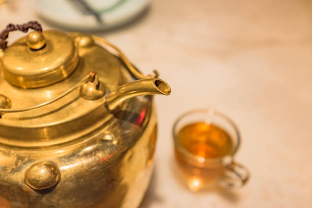 istock A pot of tea, tea, pre-dinner tea, pear soup 1397008572