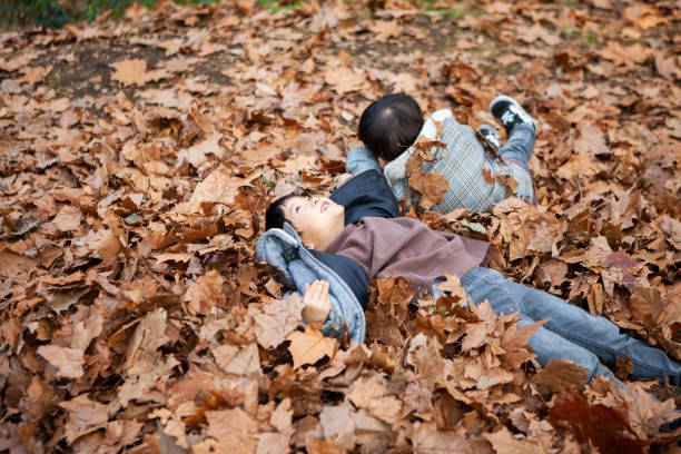 Close brothers, Autumn scenery.