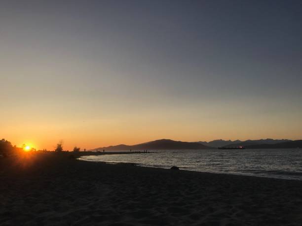istock Sunset on Spanish Banks Beach in Vancouver, Canada 1397018062