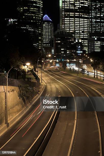 Sydney Autostrada W Nocy - zdjęcia stockowe i więcej obrazów Sydney - Sydney, Tunel, Architektura