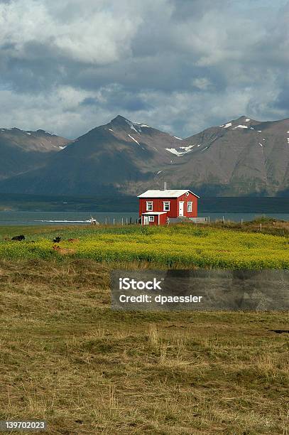 Red Cottage Am Nördlichen Küste Stockfoto und mehr Bilder von Island - Island, Wasserfahrzeug, Arktis