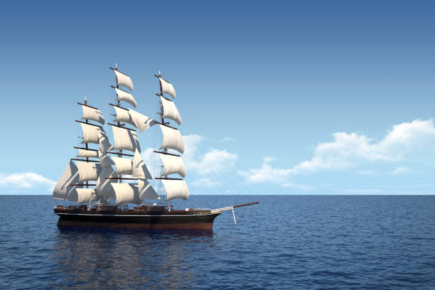 istock sailing ship at sea with copy space 1397022001