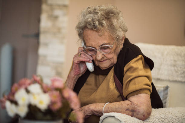 istock 90 year old lady talking on a landline 1397022141