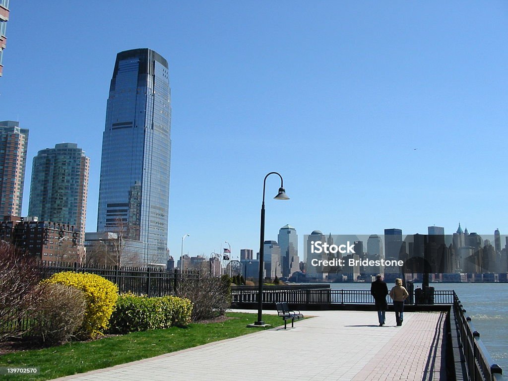 Manhattan de Jersey City - Royalty-free Aberto Foto de stock