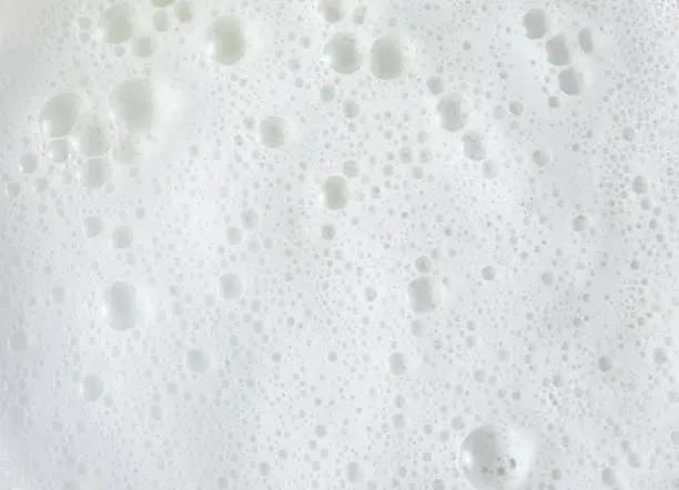 Photo of White soapy foam