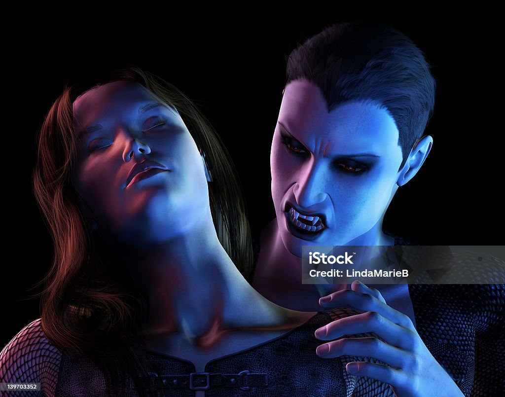 Vampiro di puntura - Foto stock royalty-free di Bizzarro