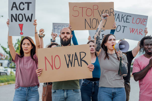 istock People united against war 1397035118