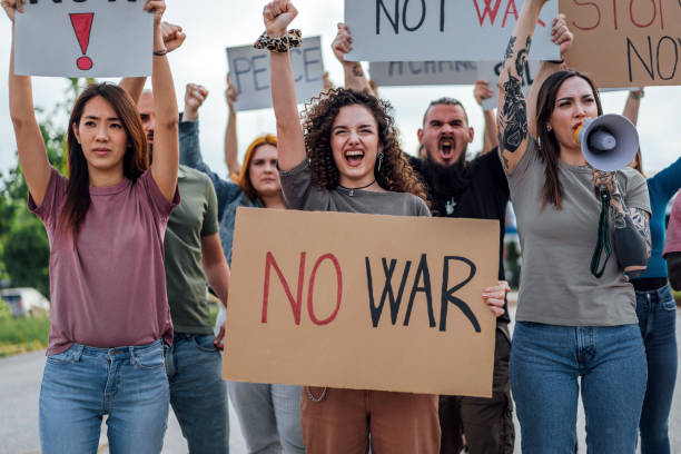 istock People united against war 1397035232
