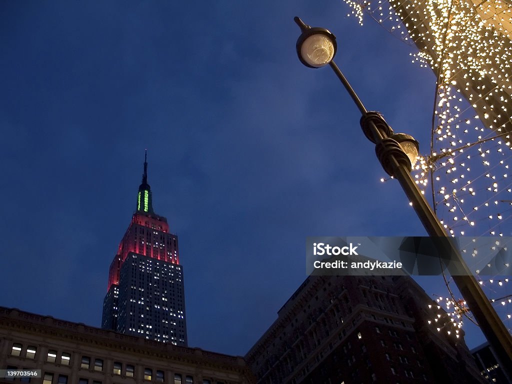 Empire-Lichter 2 - Lizenzfrei Weihnachten Stock-Foto