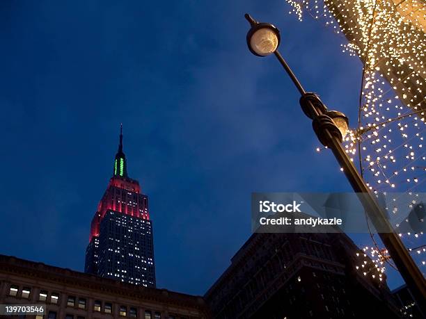 Empirelichter 2 Stockfoto und mehr Bilder von Weihnachten - Weihnachten, Empire State Building, Nacht