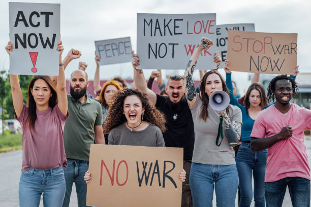 istock People united against war 1397036553