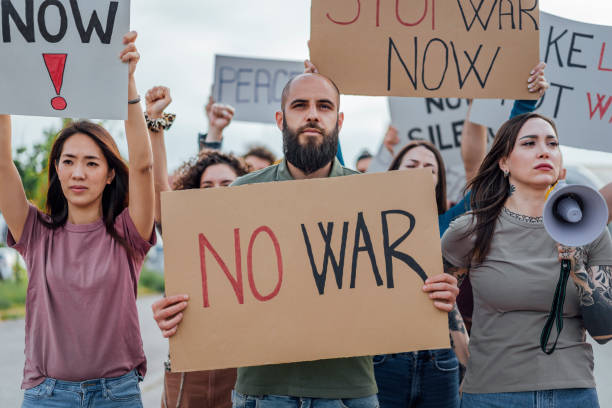 istock People united against war 1397037795