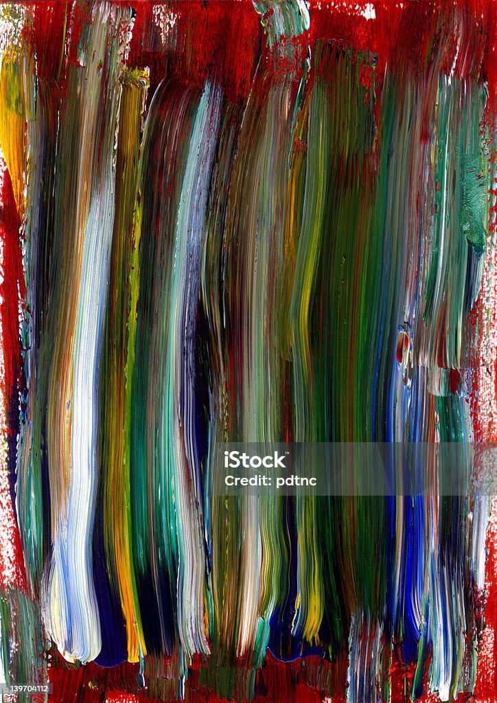 Arcylic fond de texture de peinture multicolore - Photo de Abstrait libre de droits
