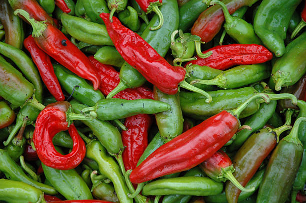 Chile Peppers stock photo