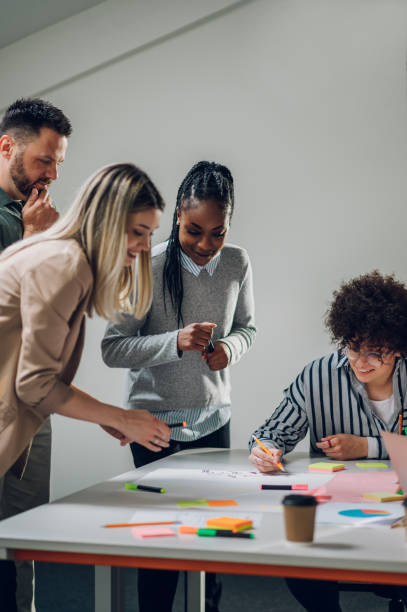 istock Multiracial business team on a meeting in a modern bright office 1397042624