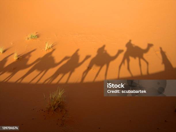 Photo libre de droit de Ombre De Caravane banque d'images et plus d'images libres de droit de Adulte - Adulte, Afrique, Animaux domestiques