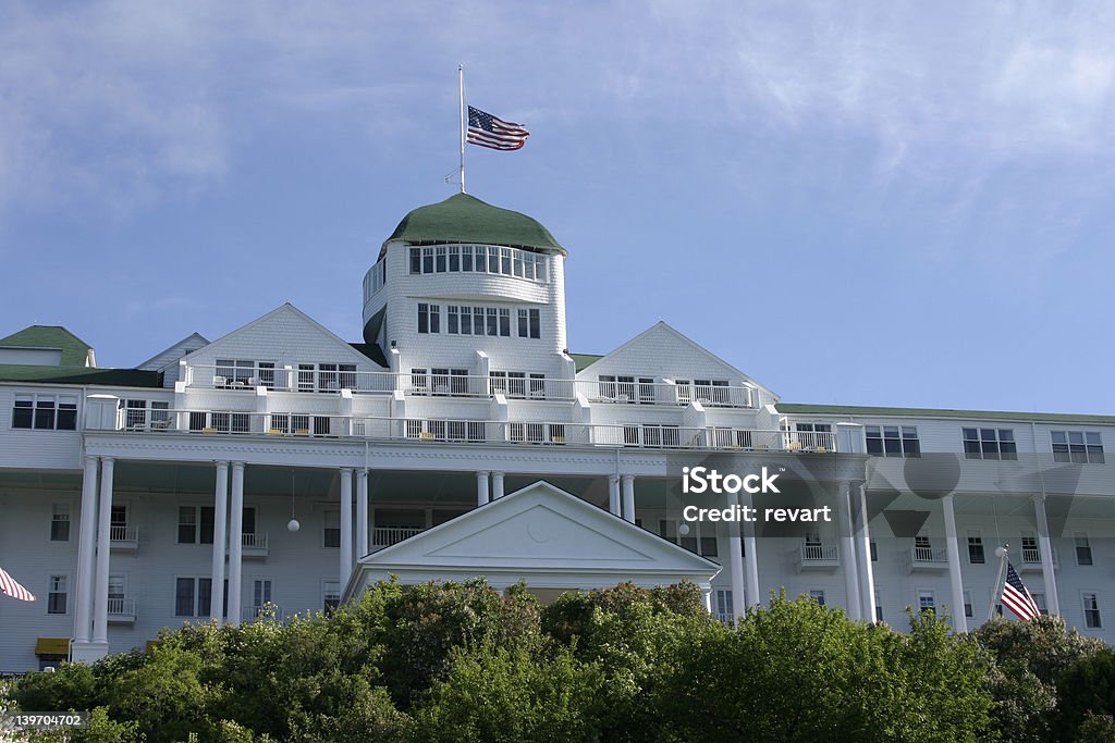 Grand Hotel - Стоковые фото Остров Макино роялти-фри