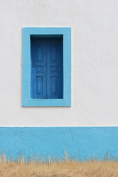 Azul ventana) - foto de stock