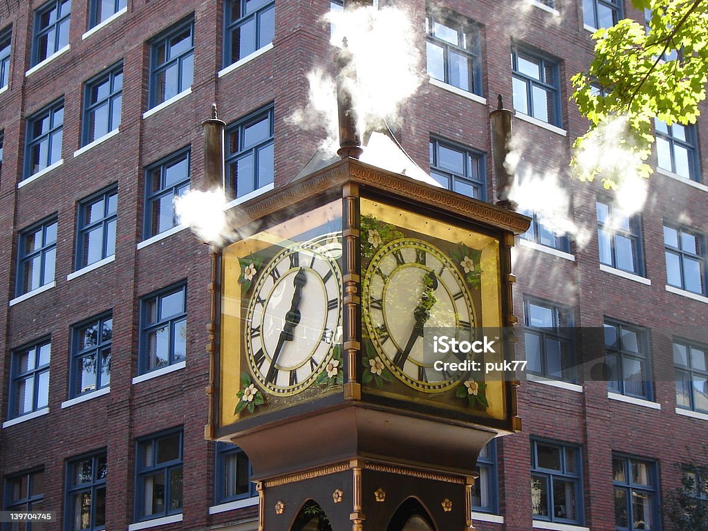 Horloge à vapeur de Vancouver, en Colombie-Britannique - Photo de Horloge libre de droits