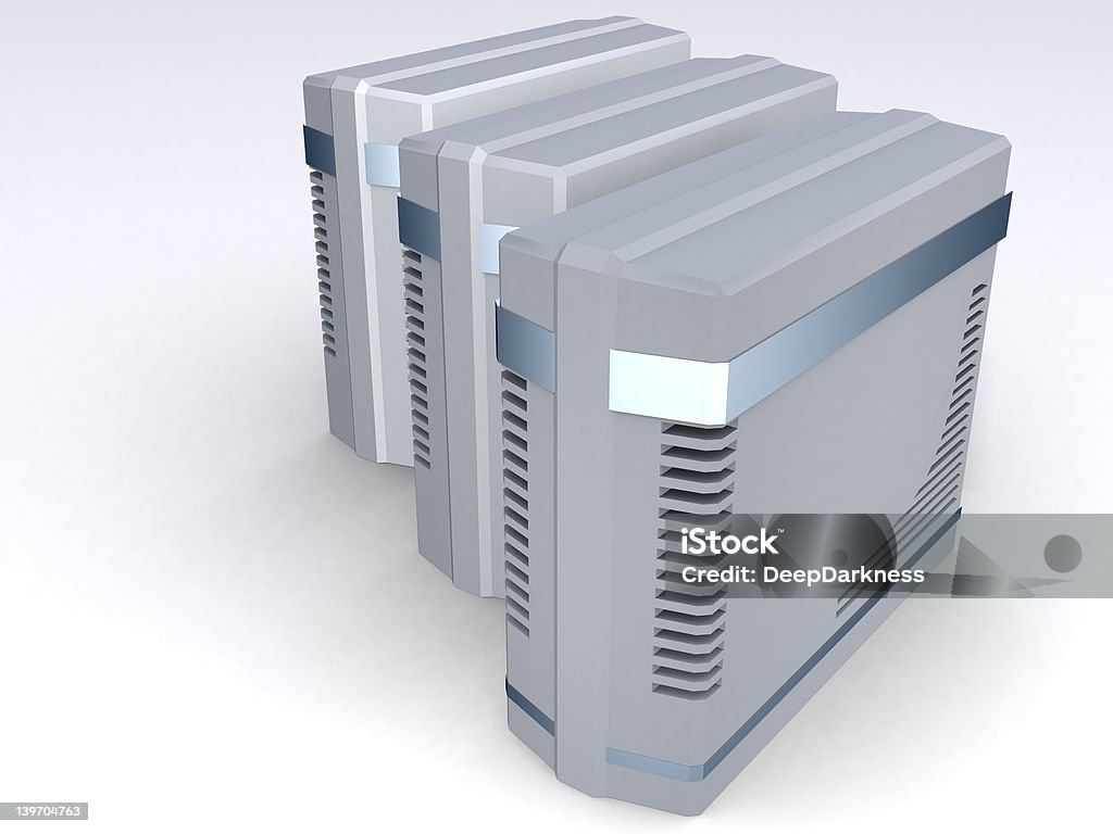 three server  box for web designers Art Stock Photo