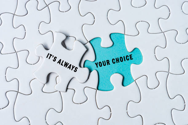 istock It's always your choice text on Jigsaw Puzzle. 1397048098