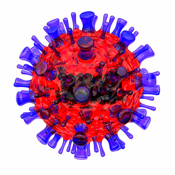 Kugelförmige Grippe-virus – Foto