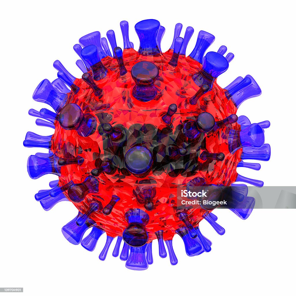 구형 독감바이러스 - 로열티 프리 0명 스톡 사진