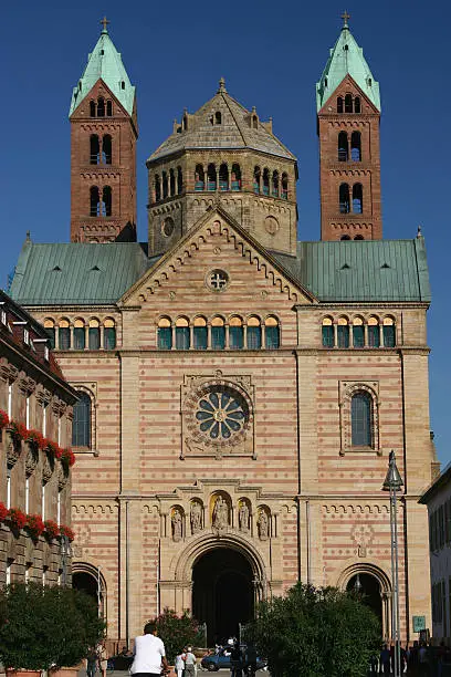 The Salian cathedral in Speyer (Germany),a UNESCO wolrd cultural heritage