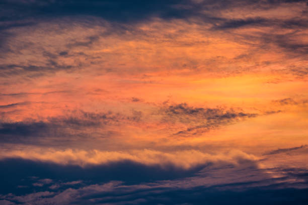 istock Beautiful dramatic sky and clouds in the sunset 1397052720