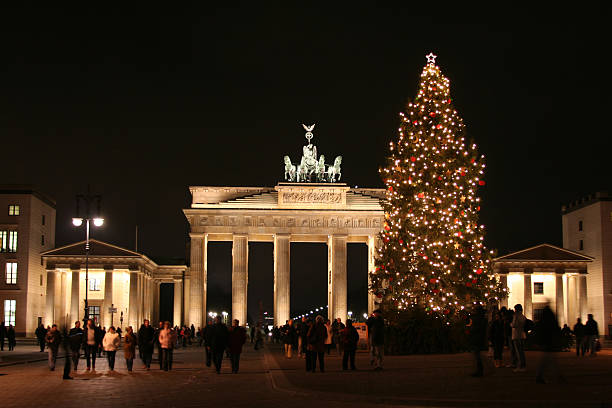 Berlin at Christmas stock photo