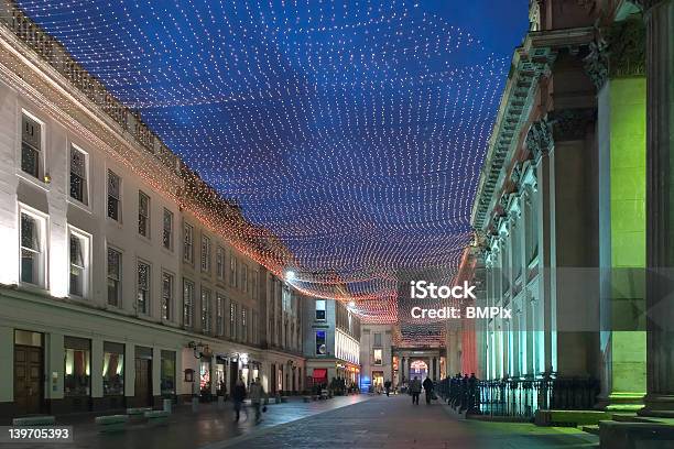 Photo libre de droit de Lumières De La Ville banque d'images et plus d'images libres de droit de Glasgow - Écosse - Glasgow - Écosse, Noël, Ville - Milieu urbain