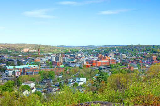 Waterbury is a city in the U.S. state of Connecticut on the Naugatuck River, 33 miles southwest of Hartford and 77 miles northeast of New York City.