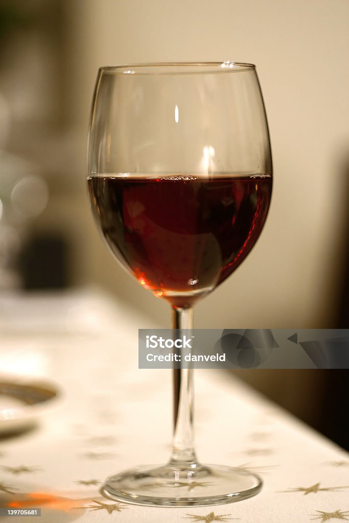 Glass of red wine Alcohol - Drink Stock Photo