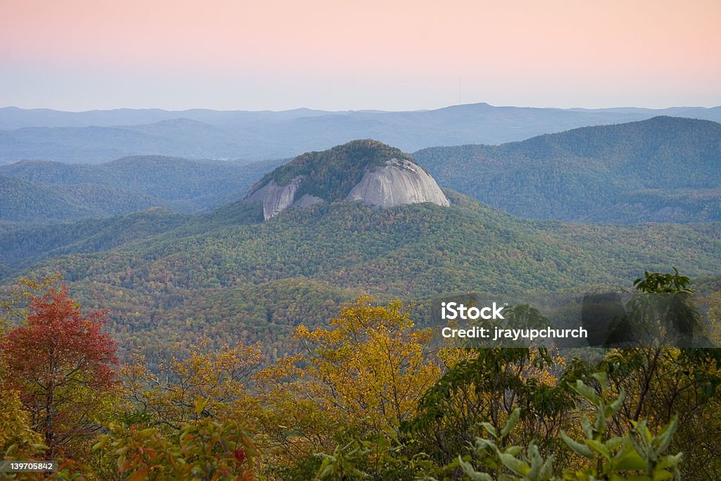 LOOKING GLASS ROCK BLUE RIDGE PARKWAY OVERLOOK OF LOOKING GLASS ROCK NORTH CAROLINA Looking Glass Rock Stock Photo