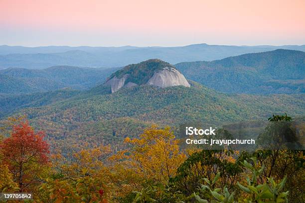 Looking Glass Rock Stock Photo - Download Image Now - Looking Glass Rock, Pisgah National Forest, Sunset