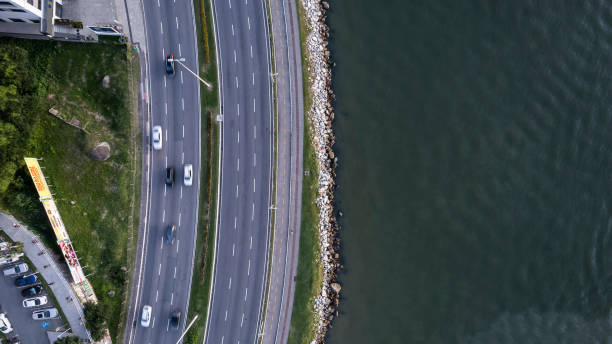 istock Busy highway along the waterfront 1397060158