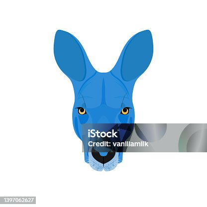 istock Funny Pet. Bright  Animal Cartoon Cute Symbol. Imaginary Colored Animal Face Icon T shirt Print. 1397062627